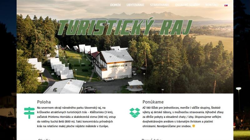 website_00678 Rekreačné stredisko Turistický raj