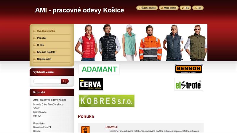website_00758 Pracovné odevy AMI