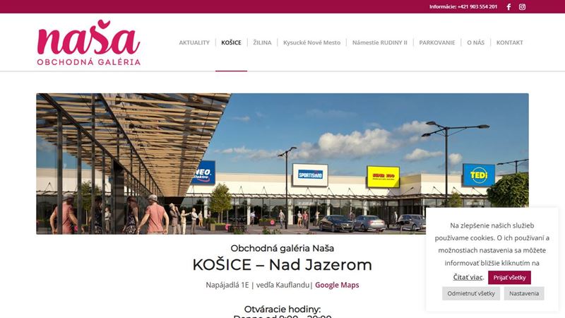 Obchodná galéria Naša