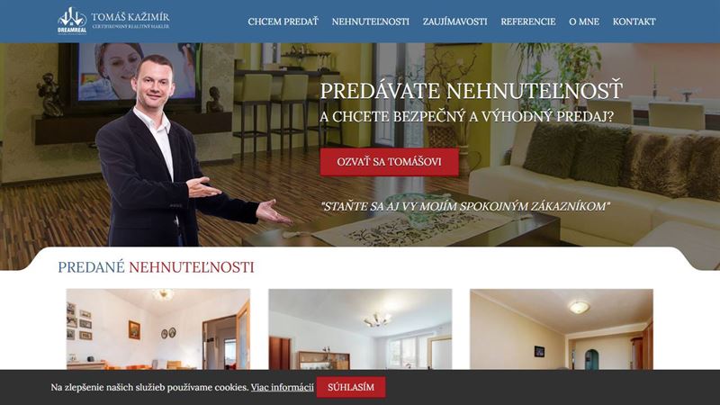 website_01652 Tomáš Kažimír - realitný maklér Košice