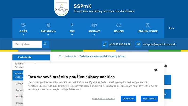 website_01752 Zariadenie opatrovateľskej služby