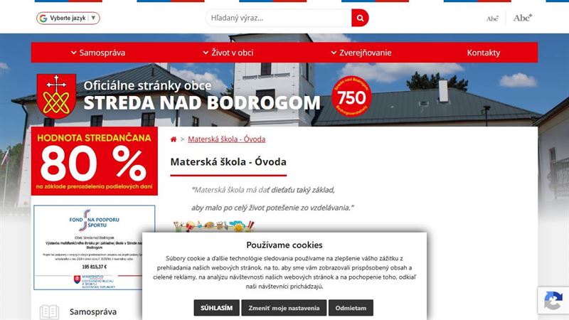 Materská škola - Óvoda