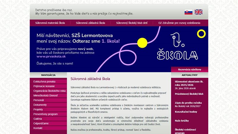website_01773 Súkromná materská škola a Detské montessori centrum