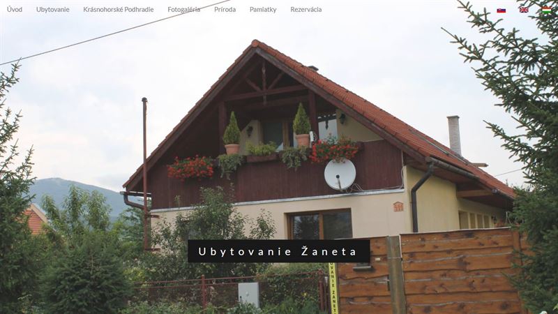 website_01847 Ubytovanie Žaneta