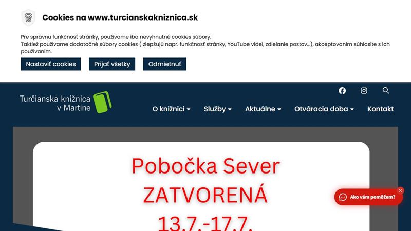 Turčianska knižnica v Martine
