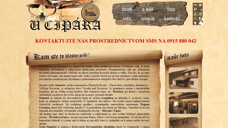 Turistická ubytovňa U Cipára