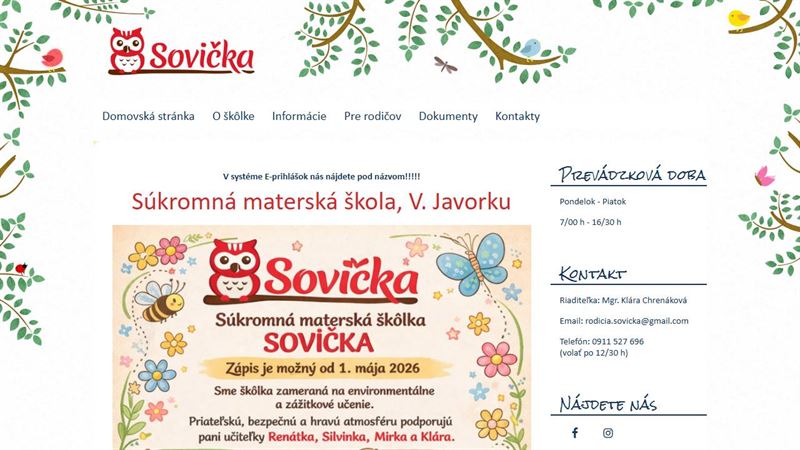 za_node_5985258255 Súkromná materská škola „SOVIČKA“