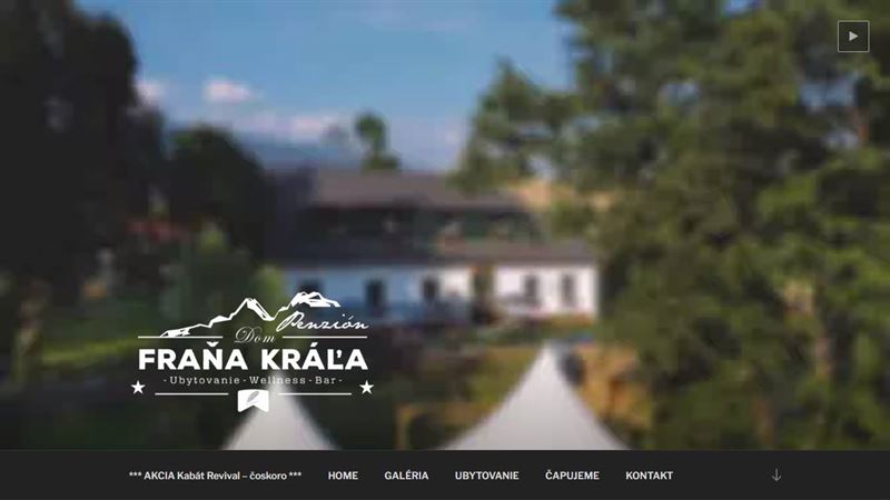 Penzión Dom Fraňa Kráľa