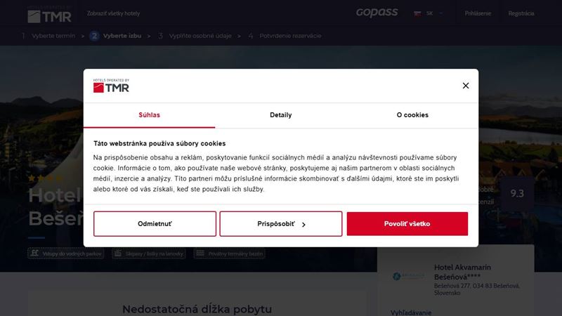 Hotel Akvamarín Bešeňová ****