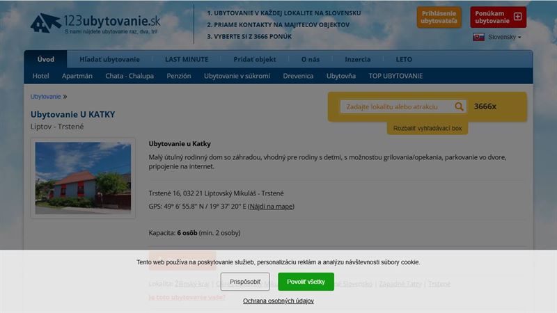 Ubytovanie U Katky